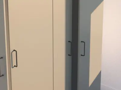 IKEA PAX Cabinet 75x58x201 3D model