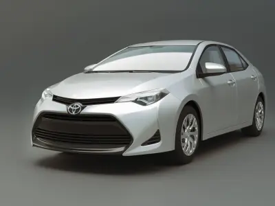 Toyota Corolla LE 2019 3D model