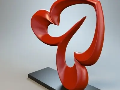 Abstract Figure 3D model 16