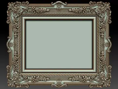 Decorative frame 3D model