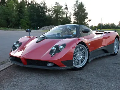 Pagani Zonda F 3D model