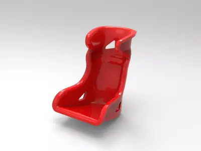 Racing seat 3D model