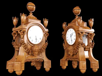 Old Clock  3D model