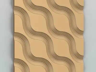 Wall panel 009 3D model
