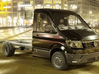 VW Crafter Pritsche 3D model