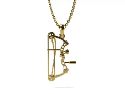 Sport Bow Pendant 3D print model