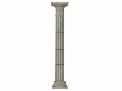 Column Low-poly 3D model