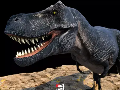 Tyrannosaurus T Rex Low-poly 3D model