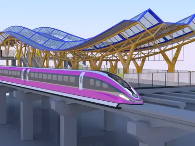 Maglev station 2024 II 3D model