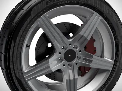 Wheel v2 3D model