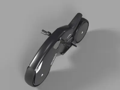 Electric Bike Low-poly 3D model