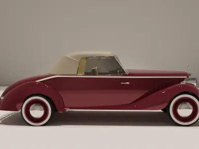 Mercedes Benz 170S 1950 3D model