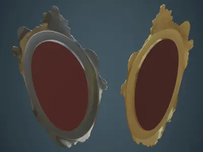 Mirror 2A Low-poly 3D model