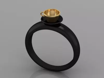 Cup Ring  Free 3D print model