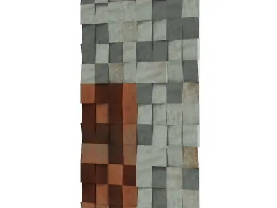 Metal Wall Panel 3D model