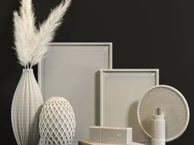 Decorative Set Qr 01 3D model