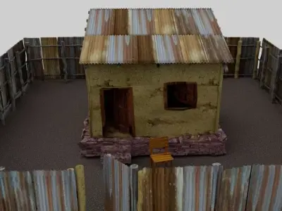  African house  3D model