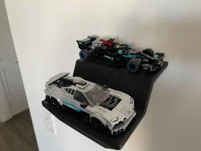 Display Stand Lego Mercedes AMG F1 W12 E and AMG Project One 3D print model