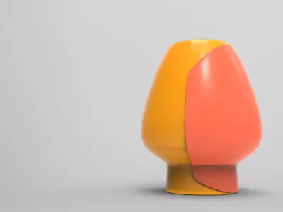 Bumpy Vase Low-poly 3D model
