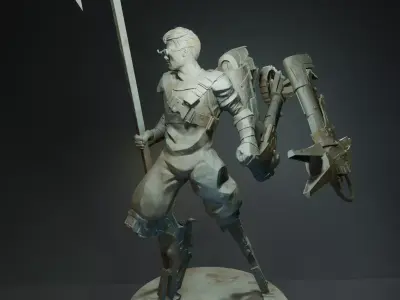 Custom Techmarine  Free 3D print model