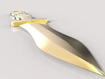 Functionnal roman pugio replica 3D print model