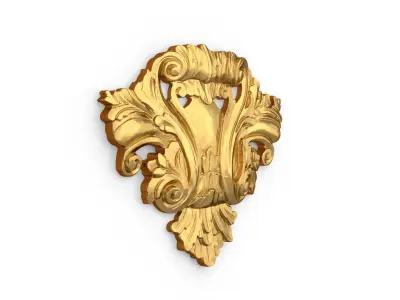 Classic carved decor ornament 486 3D print model