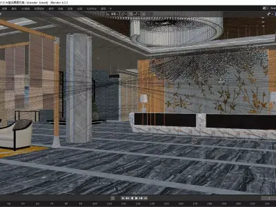 Reception 2 3D model
