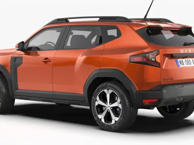 Dacia Duster 2024 3D model
