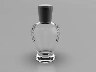 Flacon parfum Low-poly 3D model