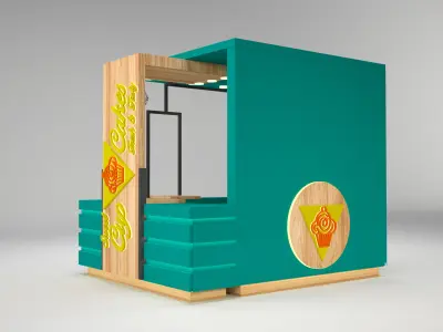 Booth Stand K0010991  3D model