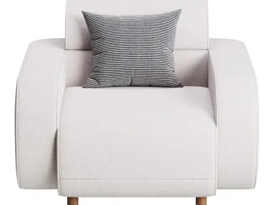 ARMCHAIR ROLLINS 3D model