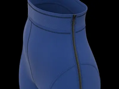 Women sportswear package 8 3D model