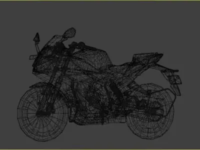 Hero XMR Low-poly 3D model