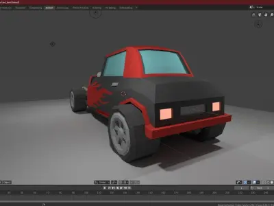 Old School Car 3D model