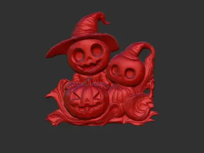cute hallowen decor 3D print model