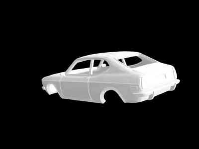 Fiat 128 coupe 3D print model