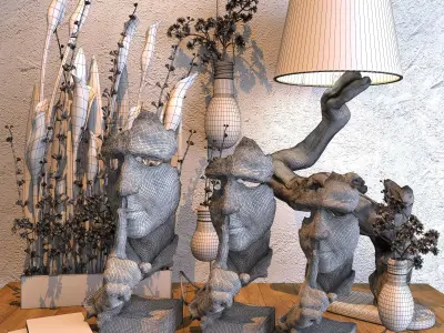 Decor set 02 3D model