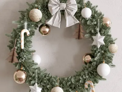 Christmas Decoration Set 02 3D model