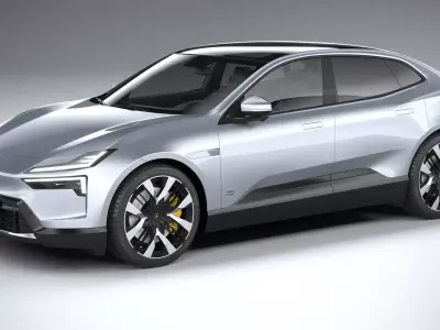 Polestar 4 2024 3D model