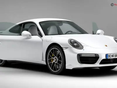 Porsche 911 Turbo S 2017 3D model