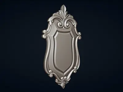 Decorative Plaque - 3D STL Files for CNC  3D model
