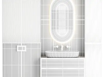 bathroom furniture08 3D model