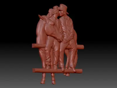 Cowboy 3D print model buy