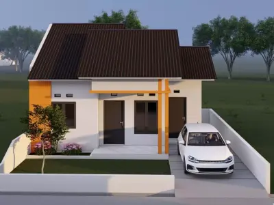 3D  house type 45  3D print model