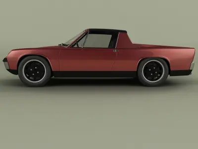 Porsche 914 Pickup 3D model