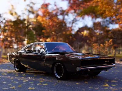 1968 Dodge Charger RT to SRT Restomod 3D model
