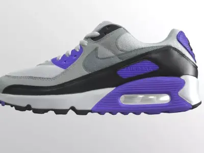 Nike Air max 90 sneaker Low-poly 3D model