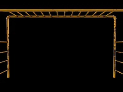 Monkey Bars V1 Low-poly 3D model