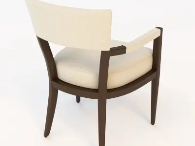 Gotham Pull Up Chair 82223 3D model