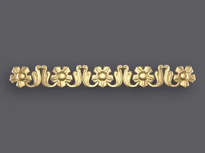 5 Borders Ornamental Pack 1 3D model